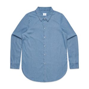 Wo’s Blue Denim Shirt