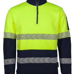 Hi Vis Half Zip Comfort Tape Fleece