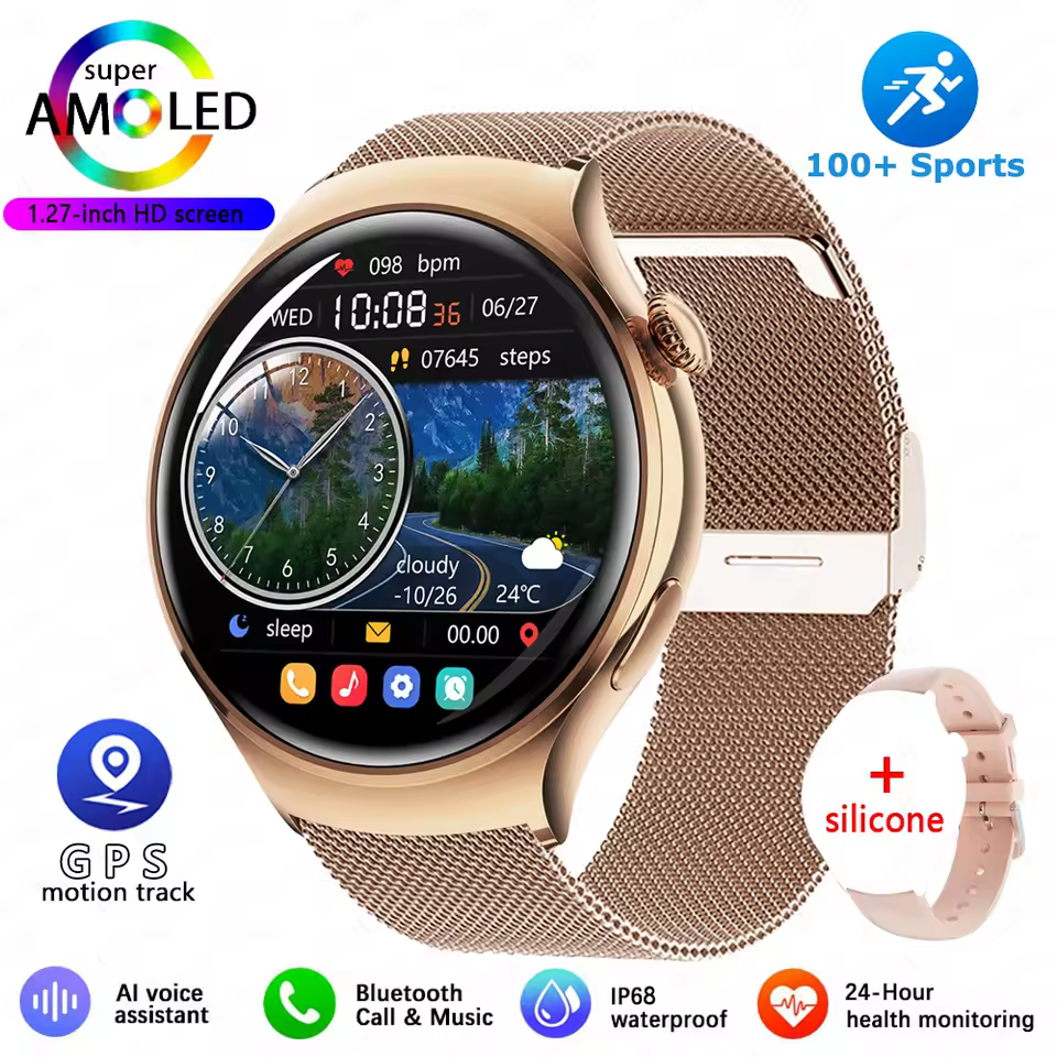 Casual Bluetooth Call Mini Sports Track Heart Rate Oximetry Monitoring Health Smartwatch