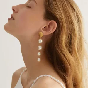 Casual Shell Pearl Stylish Delicate Earrings