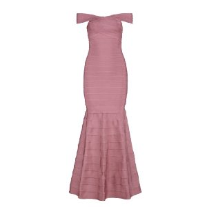 Chic Sexy Off The Shoulder Long Bandage Maxi Party Dress Vestidos
