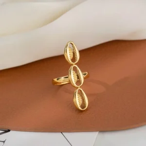 Classic Animal Pattern Stainless Steel Shell Colorfast Stain-Free Ring