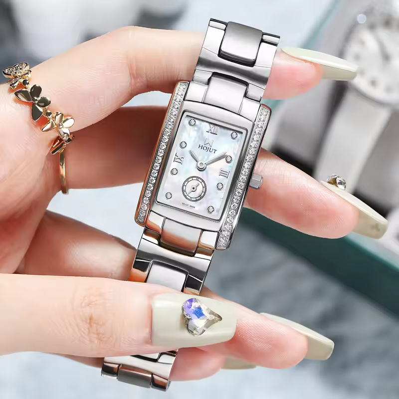 Classic waterproof stainless steel material Hidden Clasp watch