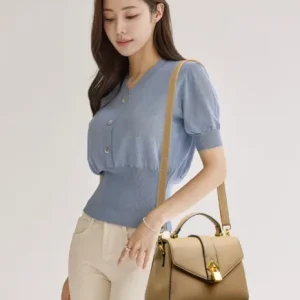 Elegant Solid Designer High Quality Leather Versatile Shoulder Messenger Crossbody Hand Bags