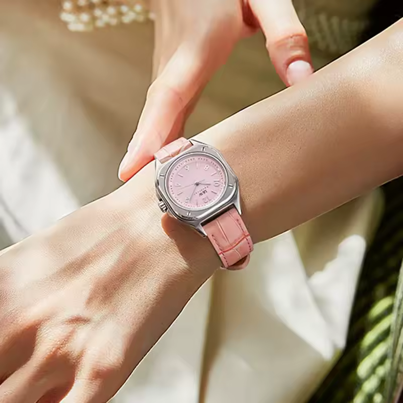 Luxury Leather High-End Series Waterproof Quartz Square Watches