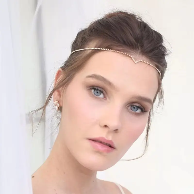 Luxury Rhinestone Crystal Wedding Headband Decoration Bride Tiaras Vintage Jewelrys - Image 4