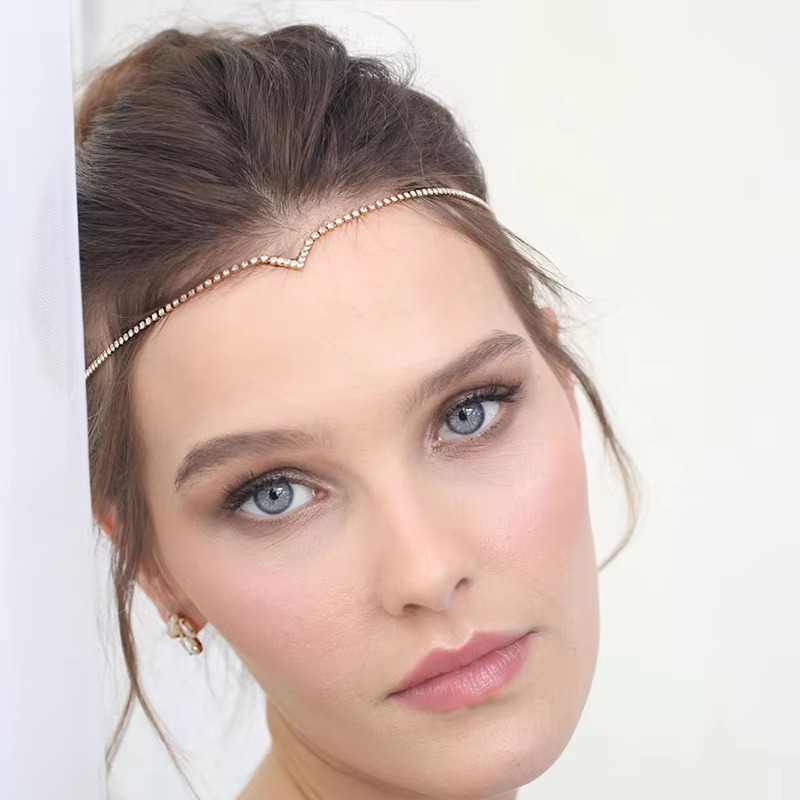 Luxury Rhinestone Crystal Wedding Headband Decoration Bride Tiaras Vintage Jewelrys - Image 2