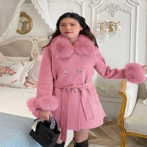 Retro Vintage classic Real fox fur coats