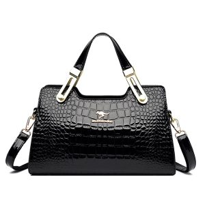 Simple Fashion PU Leather Solid Color Handbags