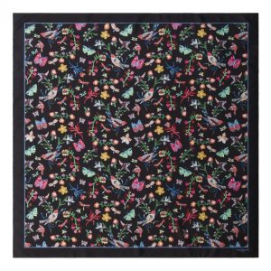 Cacharel Butterfly Black Silk Scarves