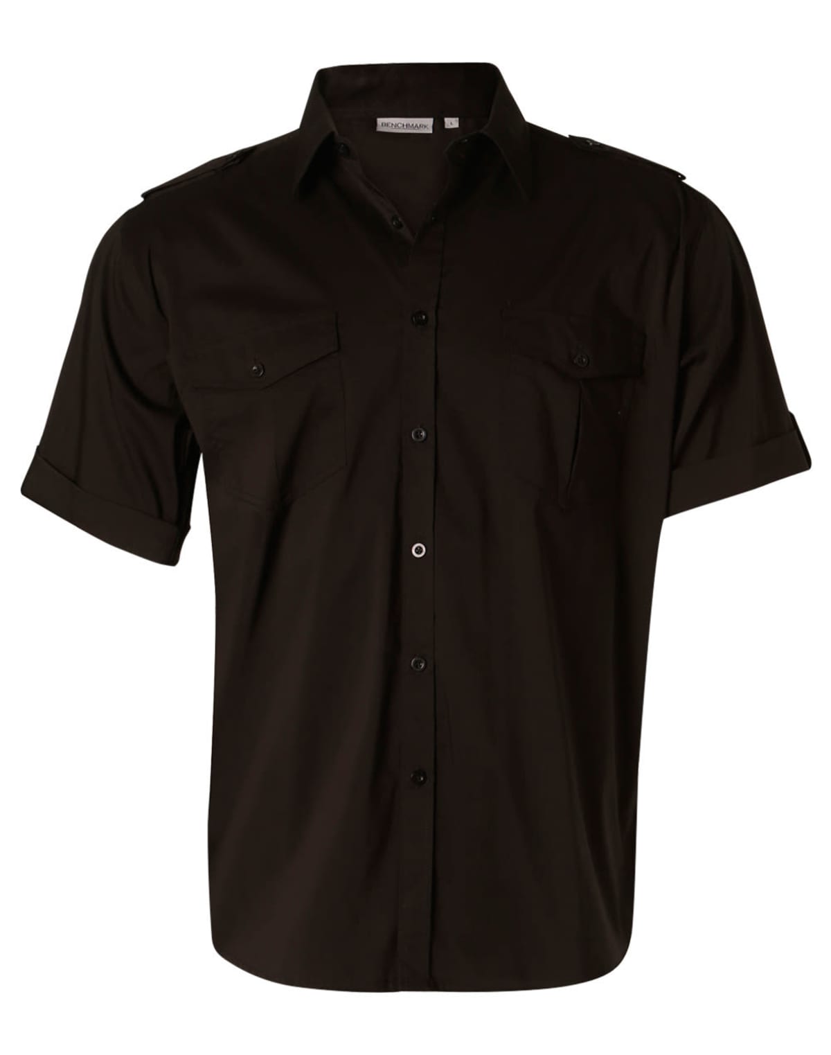 Military style short sleeve shirt - Image 5